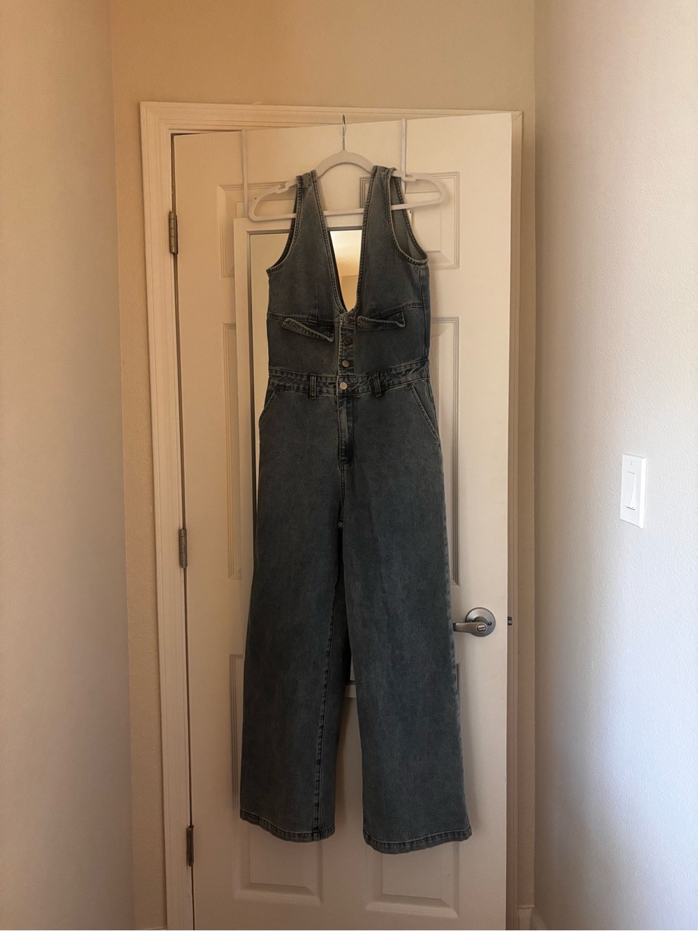 Denim Romper - Picture 4 of 6